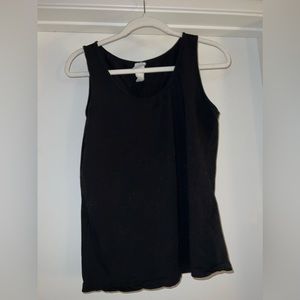 Black plain tank